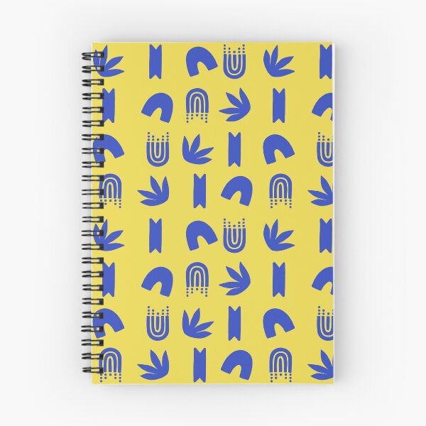 Item preview, Yellow blue abstract pattern designed and sold by moxdesign.