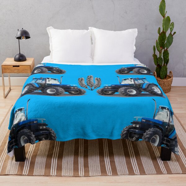 Item preview, blue tractor designed and sold by Millysuewood.