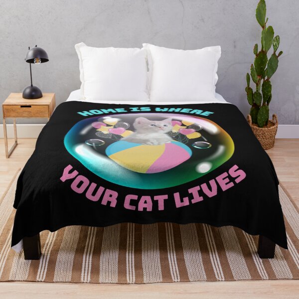 Item preview, Home is where your cat lives designed and sold by ColourTrials.