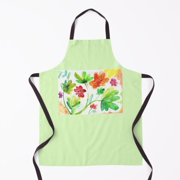 Item preview, Modern watercolor flowers sketch art designed and sold by lausn.
