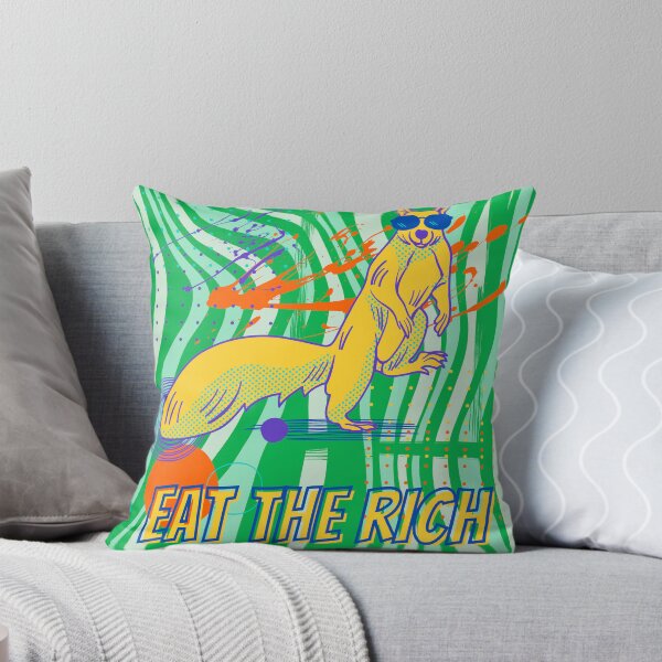 Item preview, Eat the rich psychedelic squirrel  designed and sold by Eadkins.