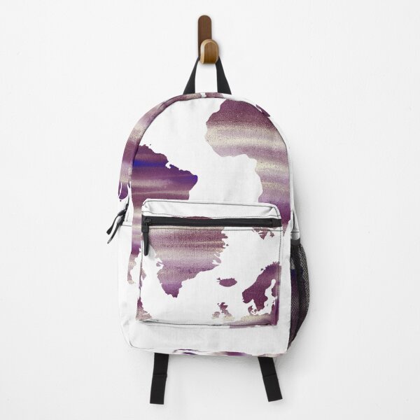 Item preview, Watercolor Map Of The World Silhouette PNG Design XIX designed and sold by Irina Sztukowski.