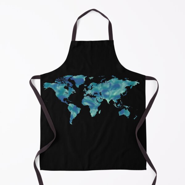 Item preview, Watercolor Map Of The World Silhouette PNG Design XX designed and sold by Irina Sztukowski.