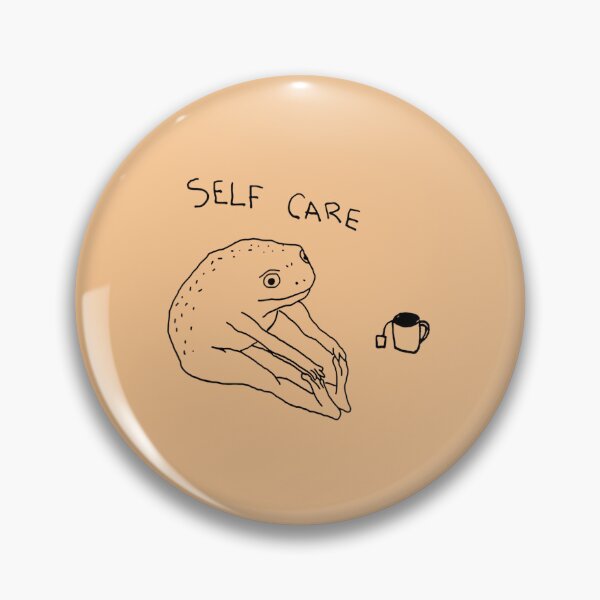 Item preview, Self Care Frog Drinking Tea designed and sold by horseford76.