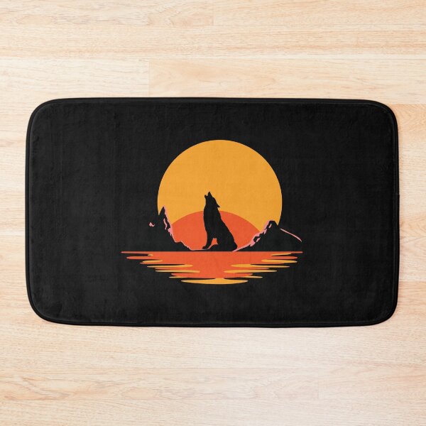 Item preview, sunset and wolf  designed and sold by Igmir.