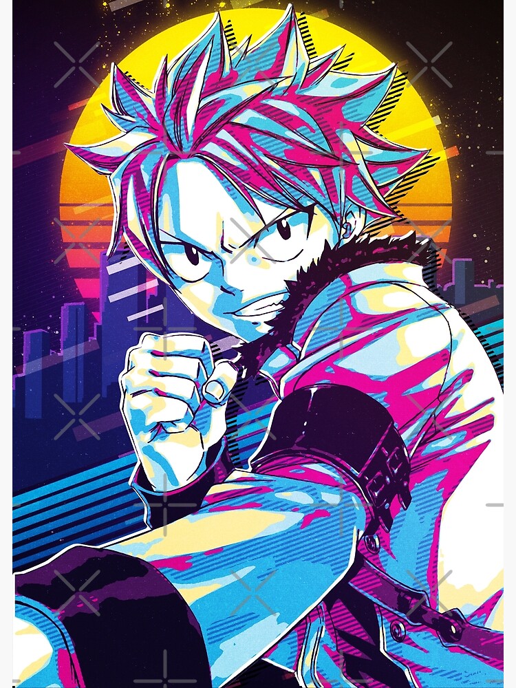 Natsu Dragneel Fairytail | Dragon ball Tshirt | Greeting Card