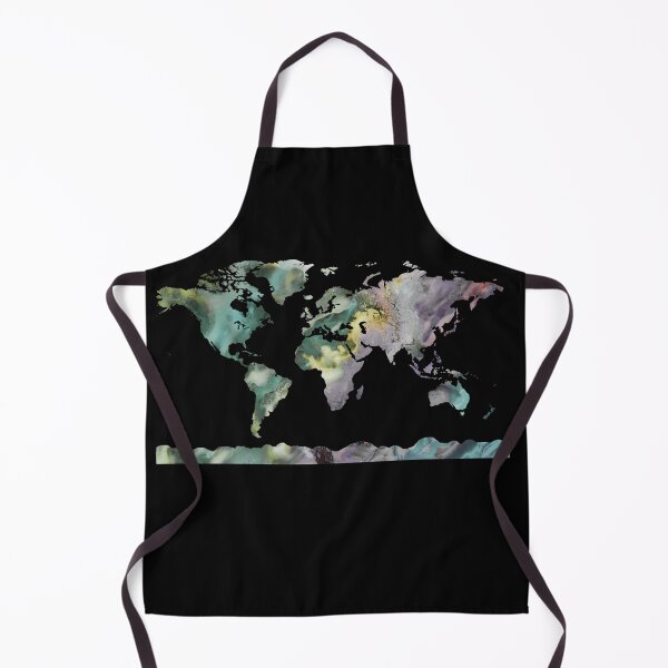 Item preview, Watercolor Map Of The World Silhouette PNG Design XXIII designed and sold by Irina Sztukowski.