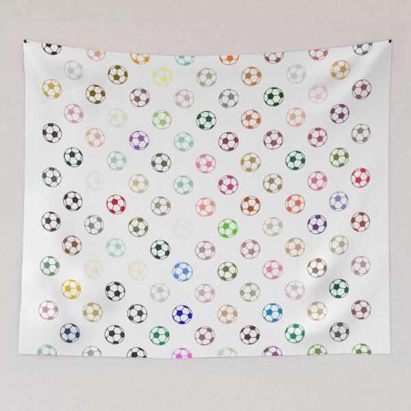 Item preview, Abstract Multi Color Football Soccer Ball Pattern  designed and sold by Pixel4Art.