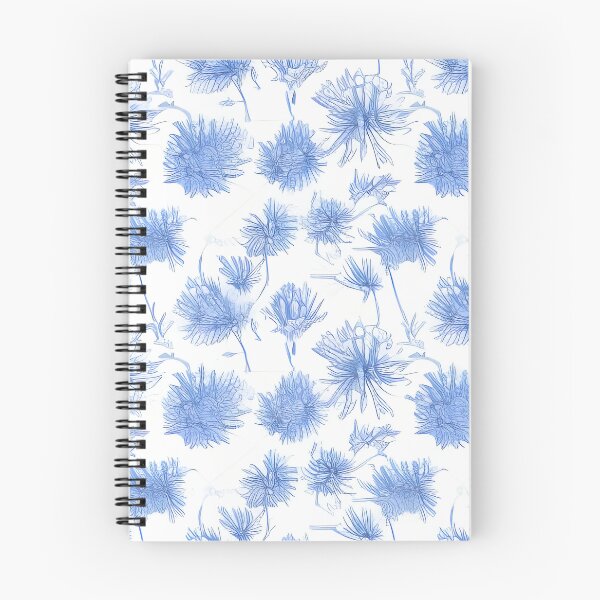 Item preview, Blue Aster Summer Flower Pattern designed and sold by Sapphire07.