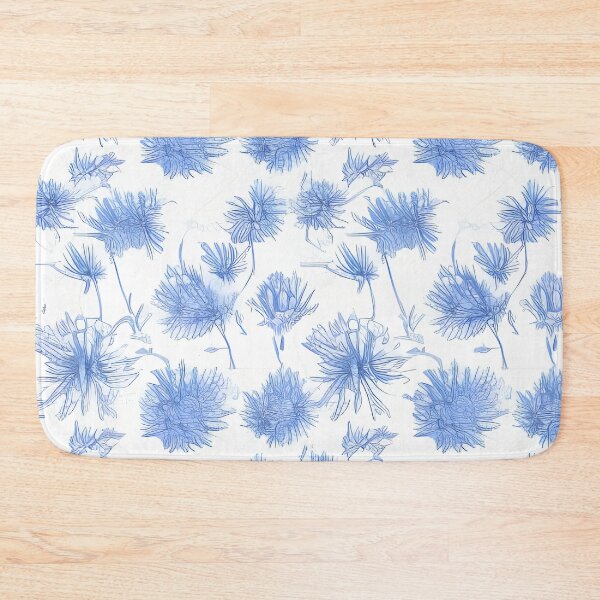 Item preview, Blue Aster Summer Flower Pattern designed and sold by Sapphire07.