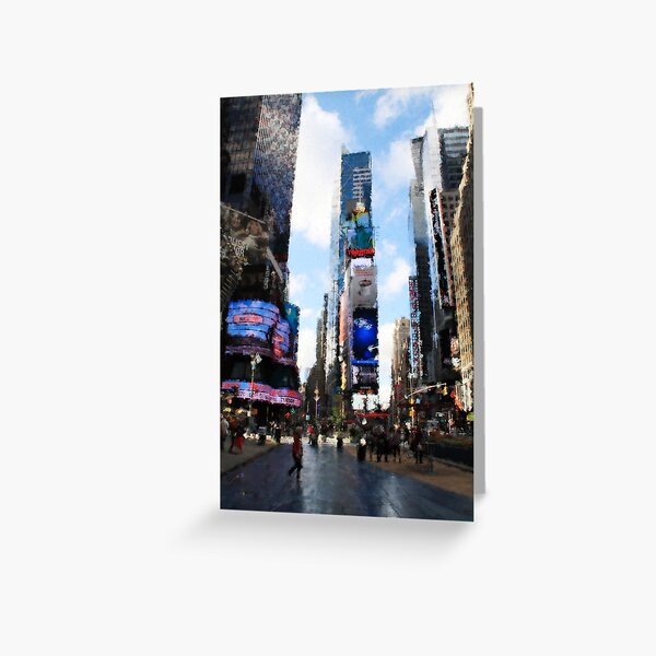 Item preview, Times Square - Stylized designed and sold by DevonWallArt.
