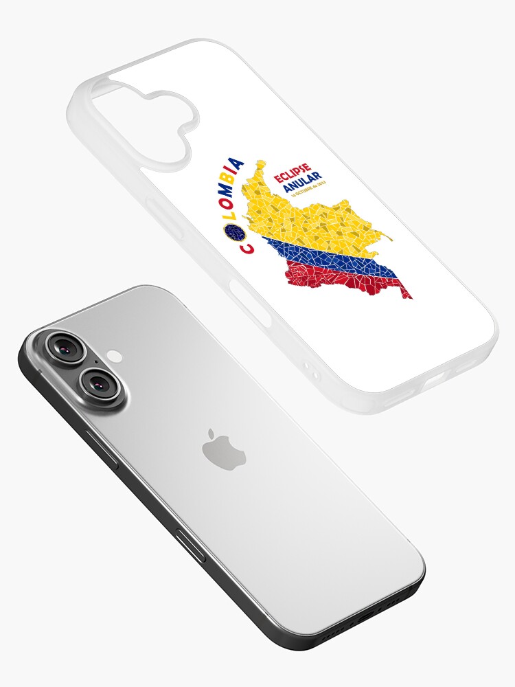 Thumbnail 2 of 5, iPhone Case, Colombia Annular Eclipse 2023 designed and sold by Eclipse2024.