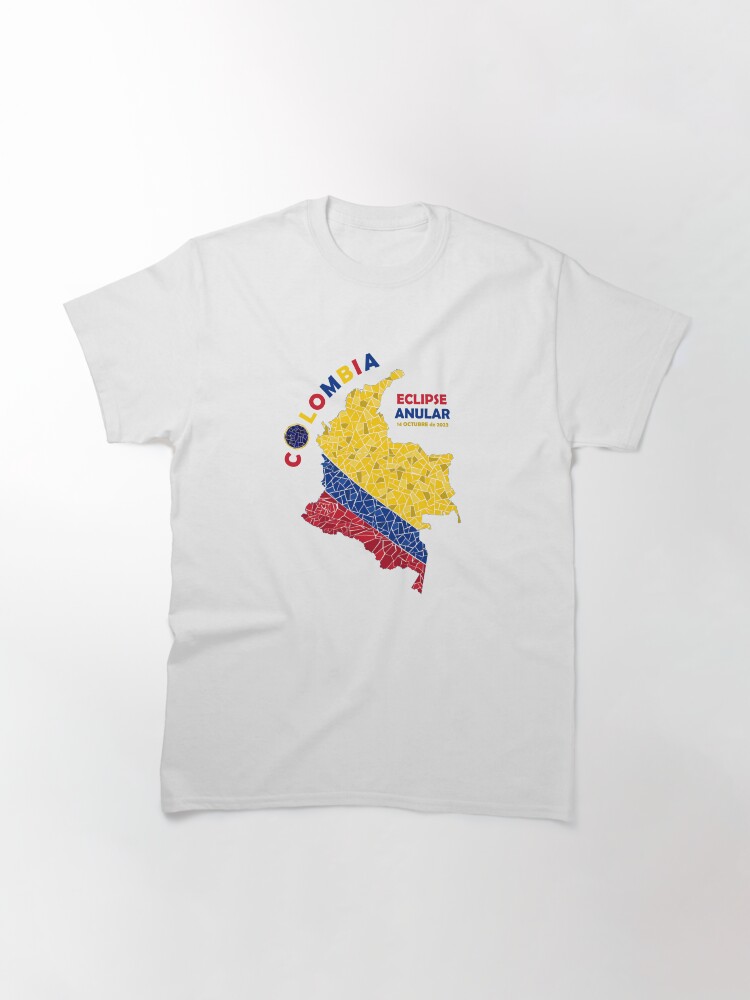 Thumbnail 3 of 7, Classic T-Shirt, Colombia Annular Eclipse 2023 designed and sold by Eclipse2024.
