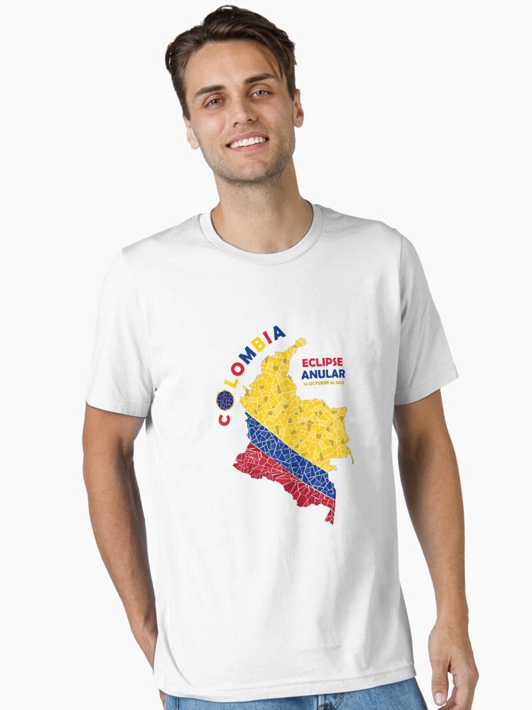 Thumbnail 1 of 7, Essential T-Shirt, Colombia Annular Eclipse 2023 designed and sold by Eclipse2024.