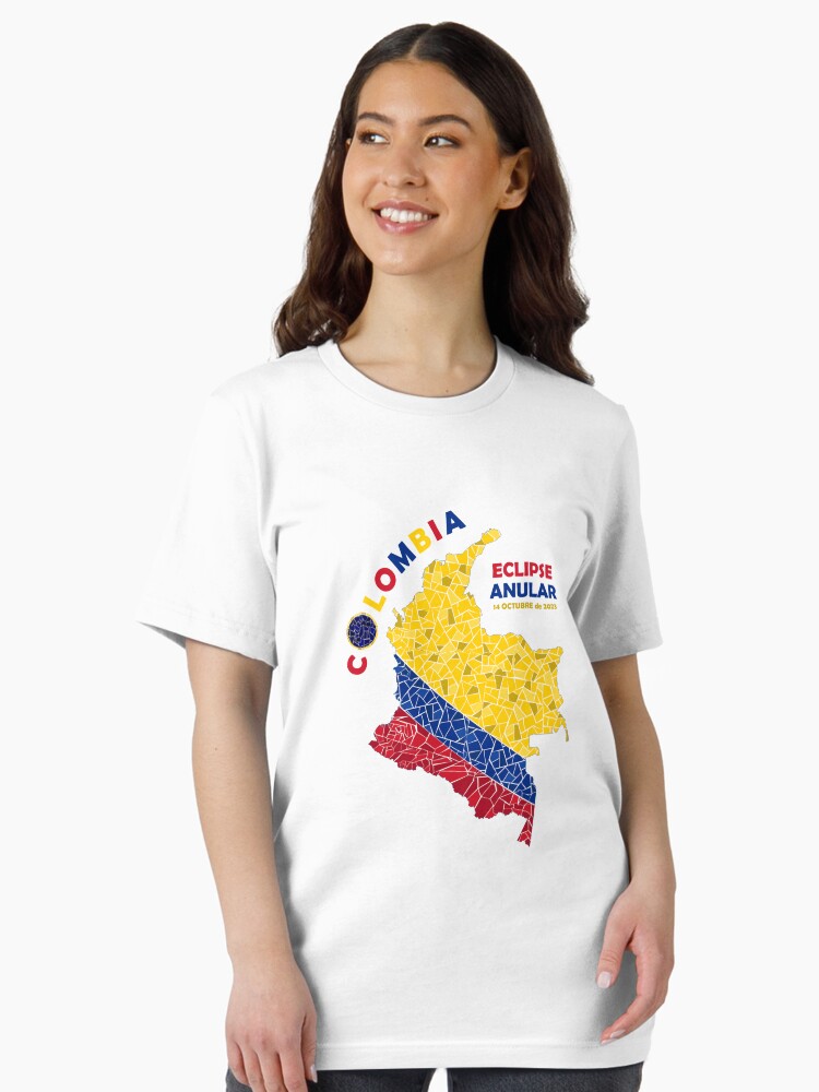 Thumbnail 2 of 7, Essential T-Shirt, Colombia Annular Eclipse 2023 designed and sold by Eclipse2024.