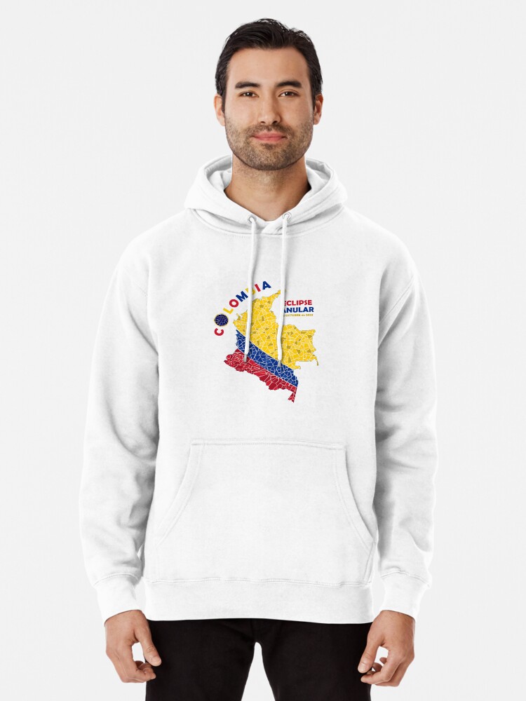 Thumbnail 1 of 5, Pullover Hoodie, Colombia Annular Eclipse 2023 designed and sold by Eclipse2024.