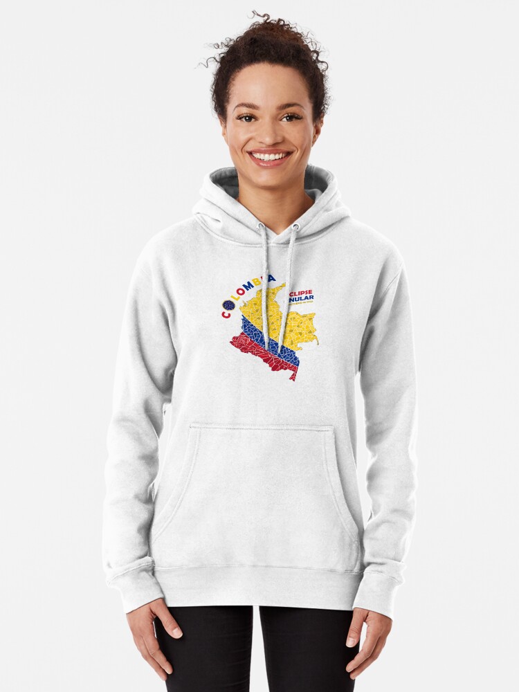 Thumbnail 2 of 5, Pullover Hoodie, Colombia Annular Eclipse 2023 designed and sold by Eclipse2024.