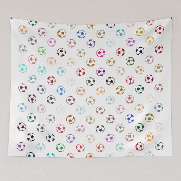 Item preview, Abstract Multi Color Football Soccer Ball Pattern  designed and sold by Pixel4Art.
