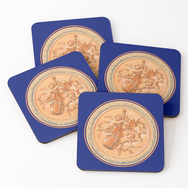 Item preview, Querubines Con Violonchelo designed and sold by artistoutfitter.