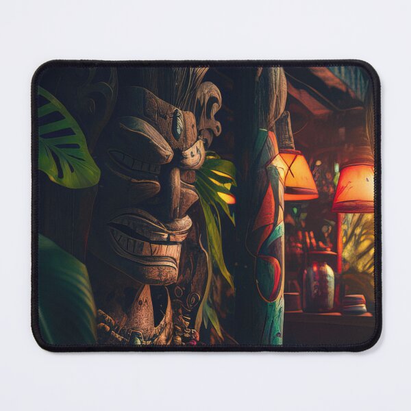 Item preview, Tiki bar illustration designed and sold by RK - Shop.