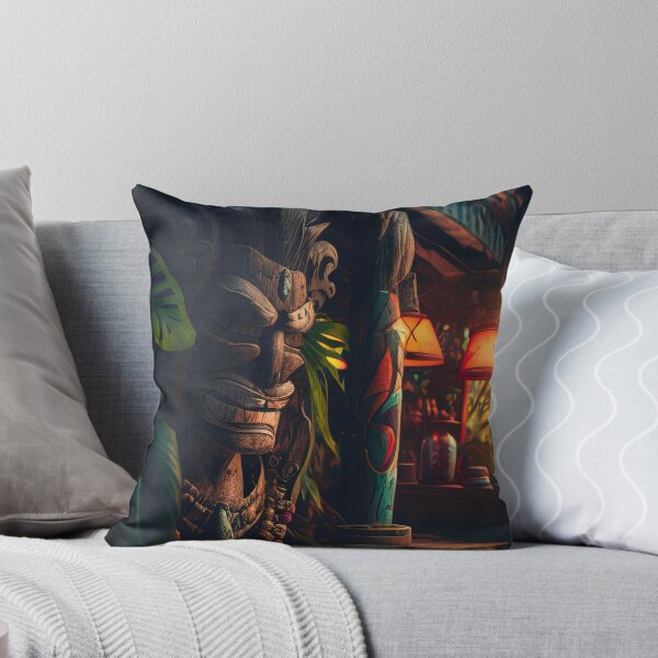 Item preview, Tiki bar illustration designed and sold by RK - Shop.