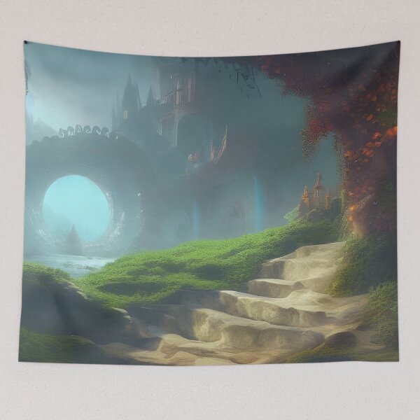 Item preview, Stairway to Castle designed and sold by Rhomeart77.