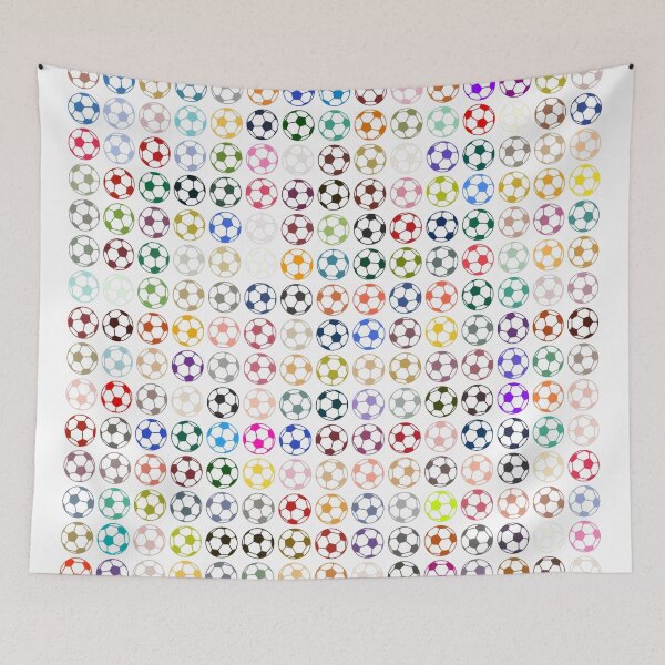 Item preview, Abstract Multi Color Football Soccer Ball Pattern  designed and sold by Pixel4Art.
