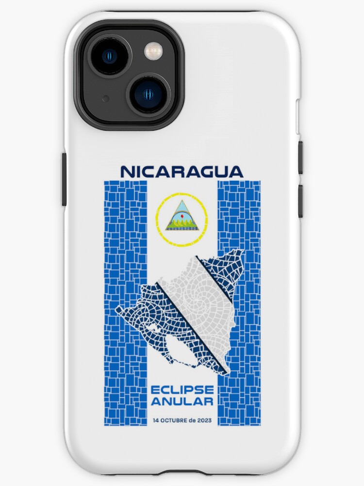 Thumbnail 1 of 4, iPhone Case, Nicaragua Annular Eclipse 2023 designed and sold by Eclipse2024.