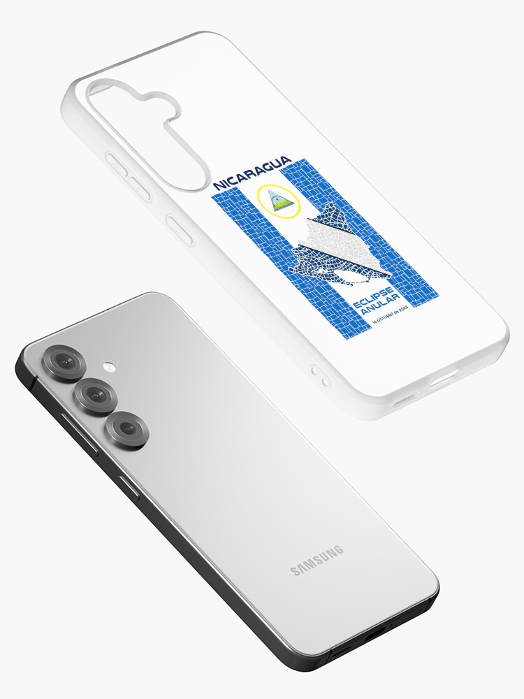 Thumbnail 2 of 4, Samsung Galaxy Phone Case, Nicaragua Annular Eclipse 2023 designed and sold by Eclipse2024.