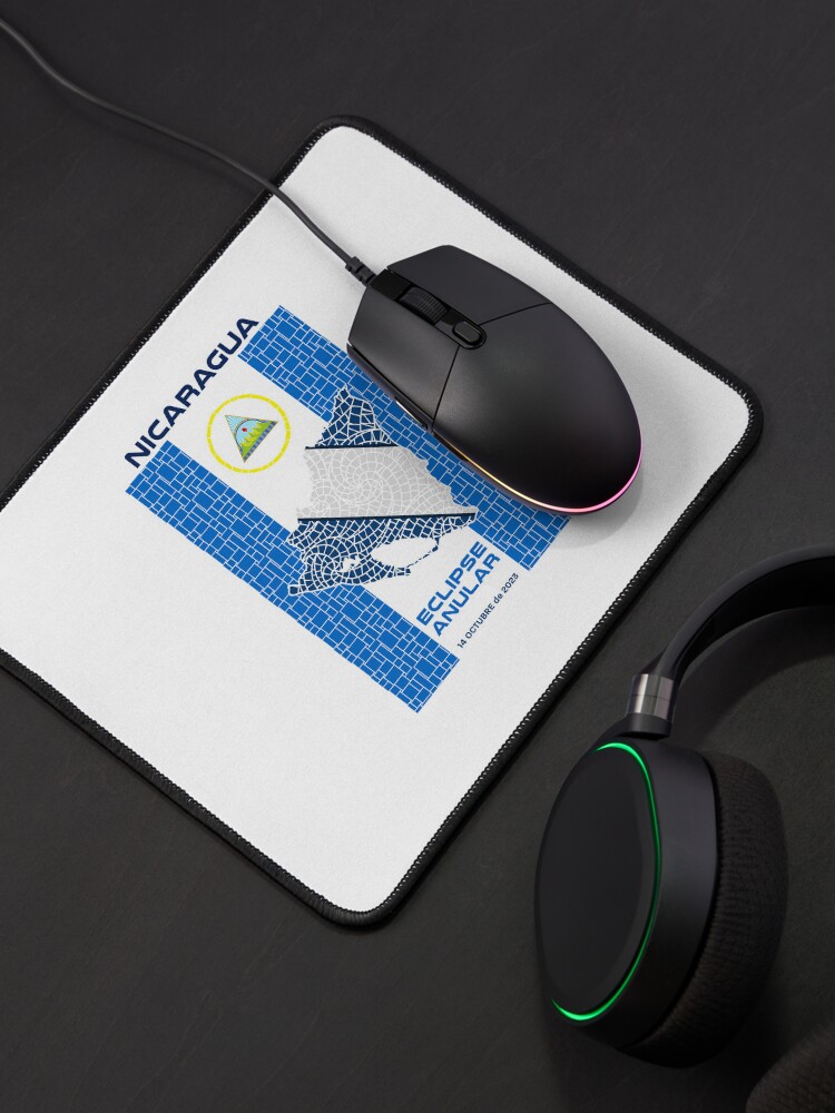 Thumbnail 4 of 5, Mouse Pad, Nicaragua Annular Eclipse 2023 designed and sold by Eclipse2024.
