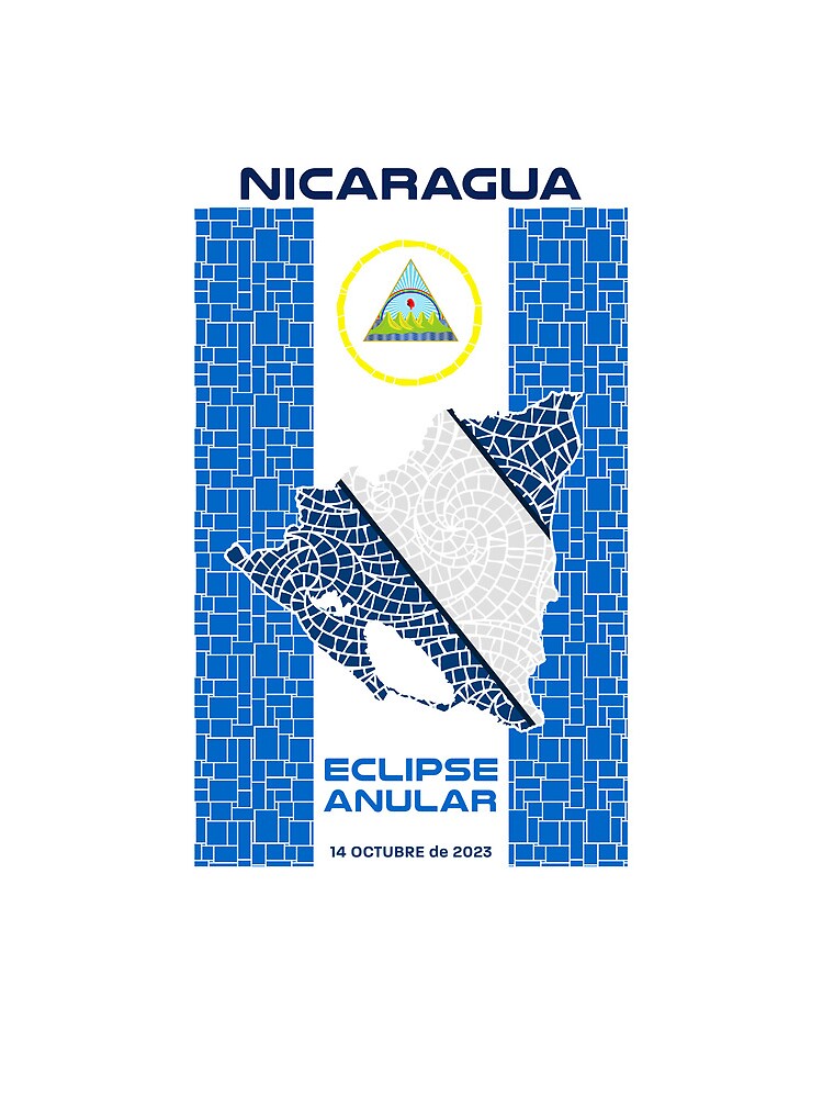 Thumbnail 3 of 3, Drawstring Bag, Nicaragua Annular Eclipse 2023 designed and sold by Eclipse2024.