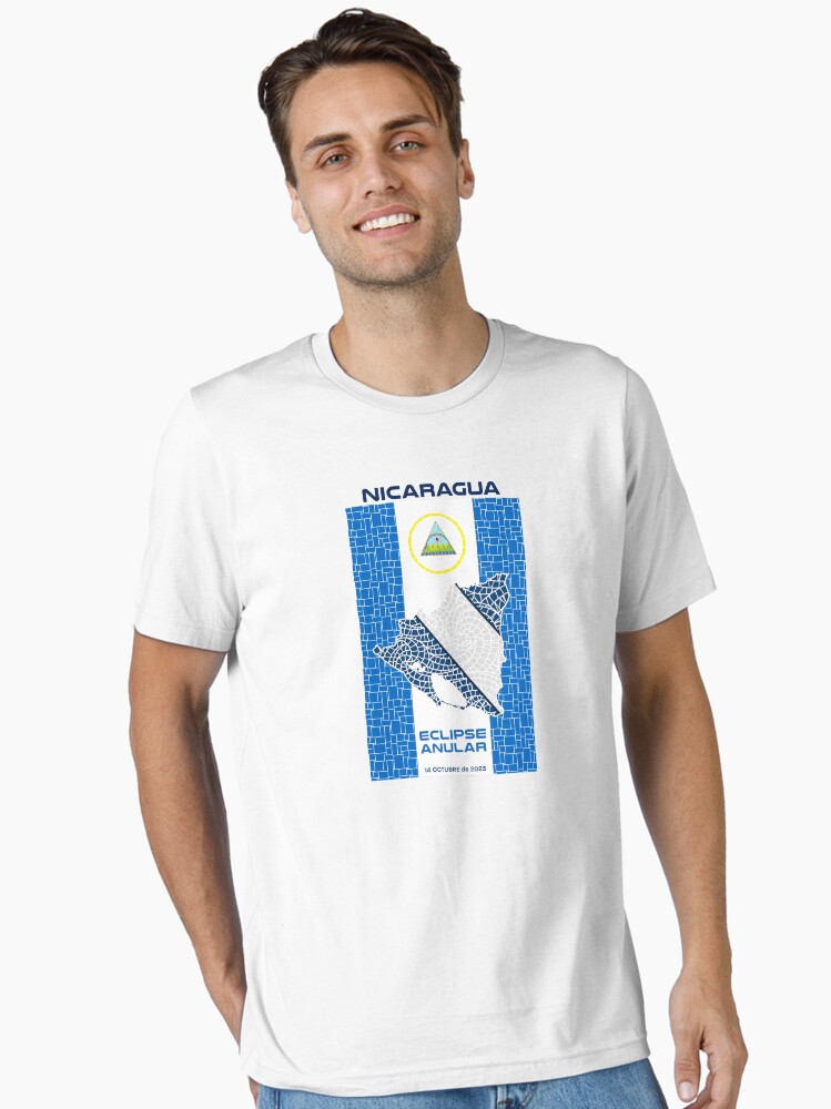 Thumbnail 1 of 7, Essential T-Shirt, Nicaragua Annular Eclipse 2023 designed and sold by Eclipse2024.