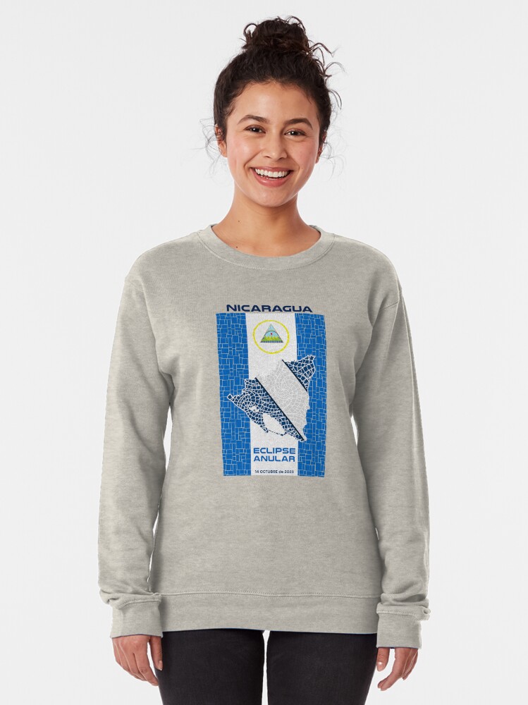 Thumbnail 2 of 5, Pullover Sweatshirt, Nicaragua Annular Eclipse 2023 designed and sold by Eclipse2024.