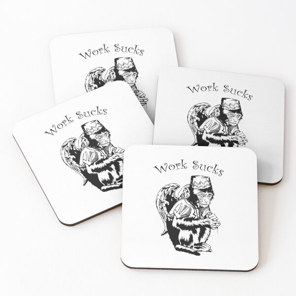 Item preview, Work Sucks - Flying Monkey designed and sold by happynerdyshirt.