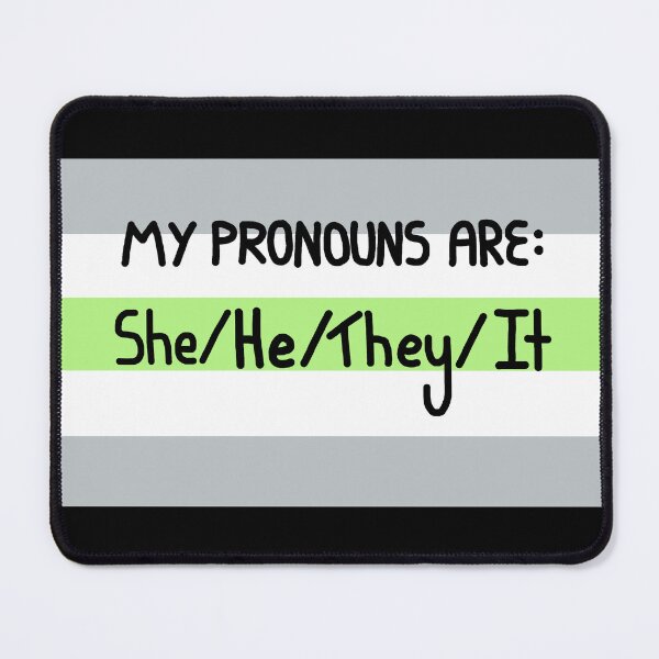 Item preview, Agender she he they it designed and sold by AmIAnAngelYet.