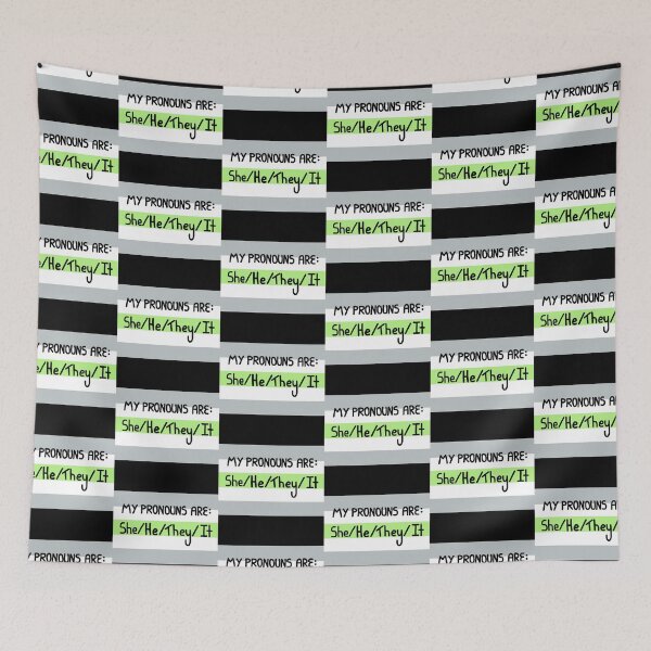 Item preview, Agender she he they it designed and sold by AmIAnAngelYet.