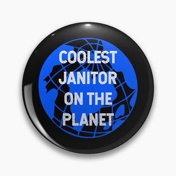 Item preview, Coolest Janitor on the Planet designed and sold by TimespunThreads.