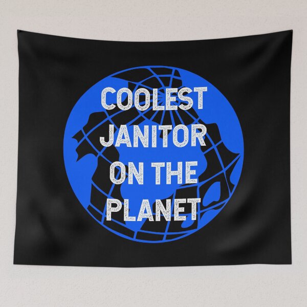 Item preview, Coolest Janitor on the Planet designed and sold by TimespunThreads.