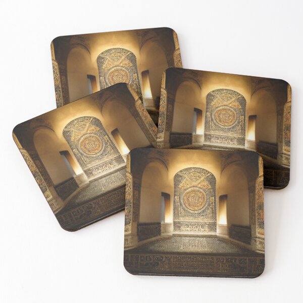 Item preview, mosaic of Al-Hamra Palace /castle and ancient Arab Islamic architecture spain designed and sold by MaissaArt.