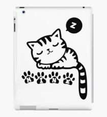 Mega Cute Sleeping Kitty iPad Case/Skin
