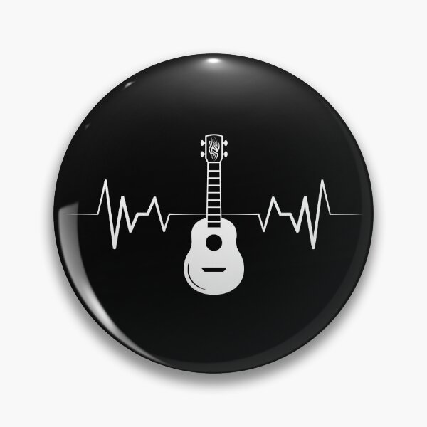 Item preview, ukulele player Heartbeat Line designed and sold by SwifTech.