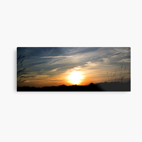 Autumn Sunset Metal Print