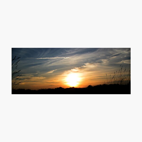 Autumn Sunset Photographic Print