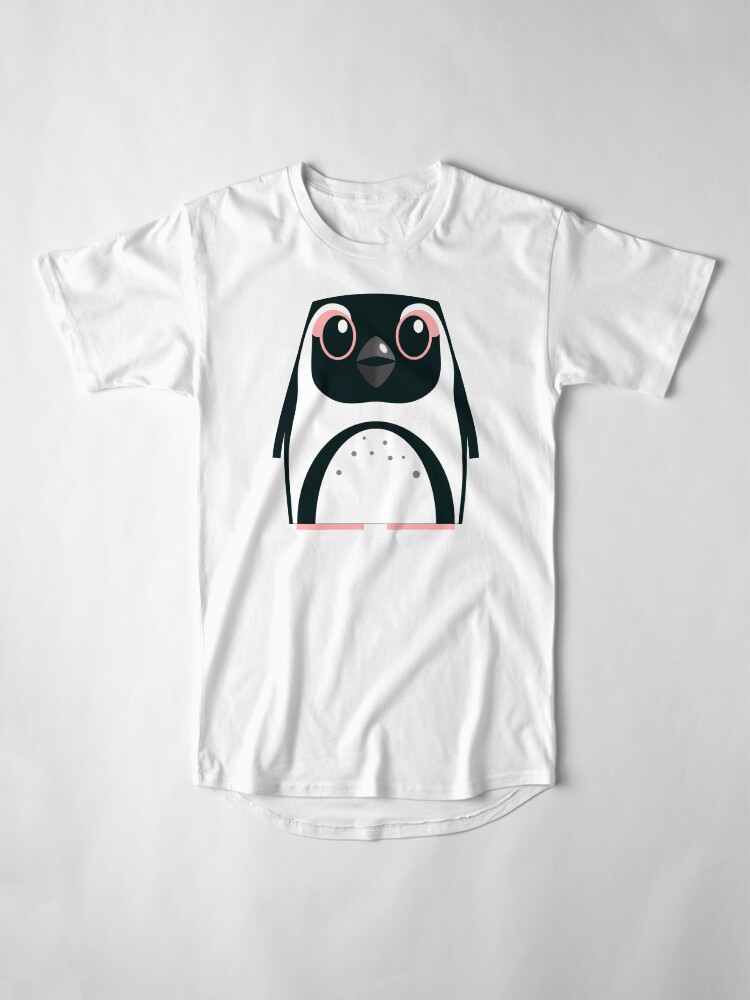 Alternate view of African Penguin - 50% of profits to charity Long T-Shirt