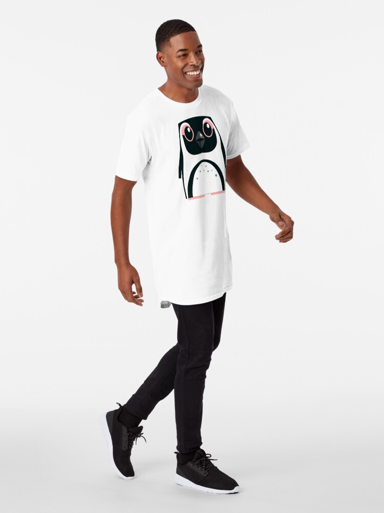 Alternate view of African Penguin - 50% of profits to charity Long T-Shirt