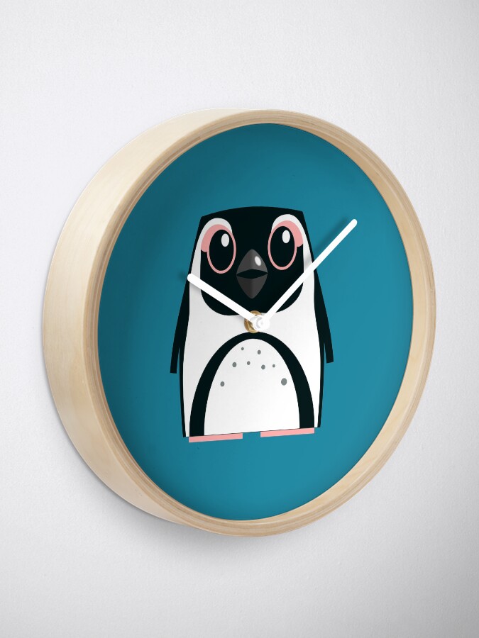 Alternate view of African Penguin - 50% of profits to charity Clock