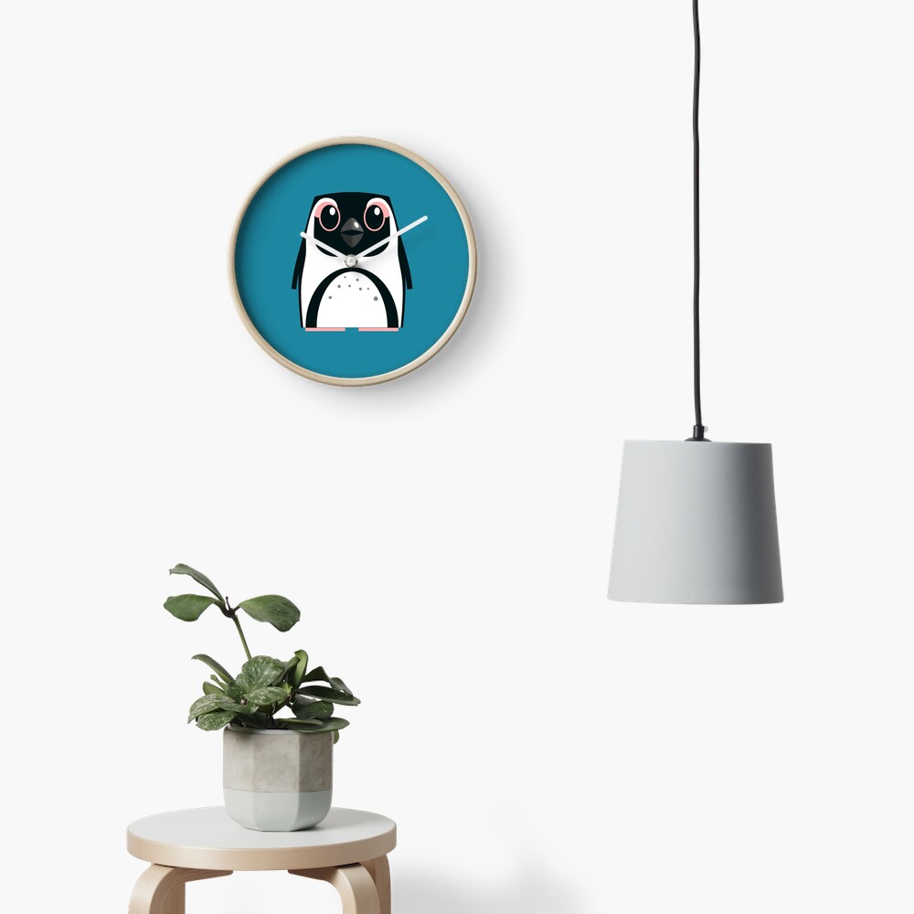 African Penguin - 50% of profits to charity Clock