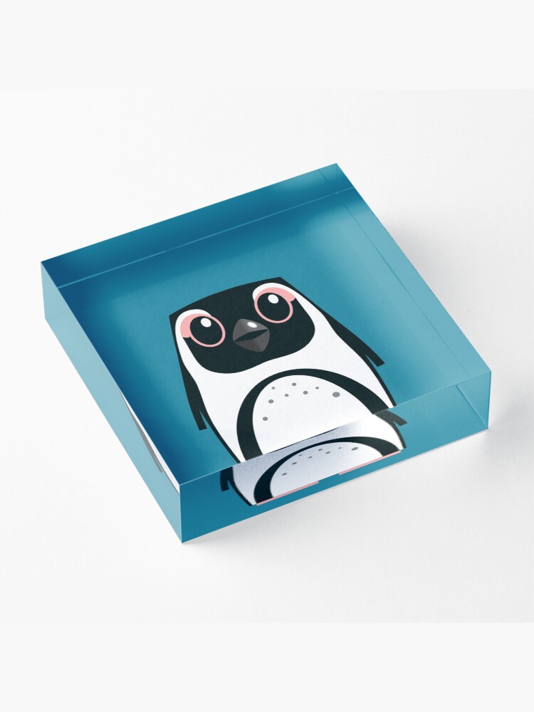 Alternate view of African Penguin - 50% of profits to charity Acrylic Block
