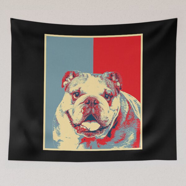 Item preview, Dog Artwork - Vintage Silhouette English Bulldog designed and sold by clotumereroof.