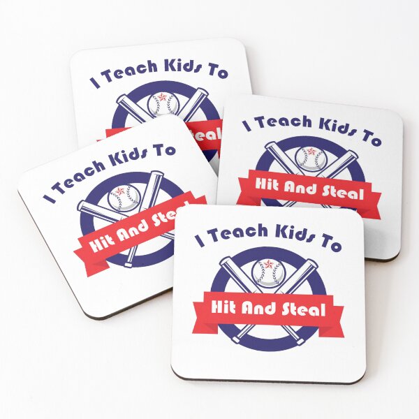 Item preview, I Teach Kids to Hit and Steal | Baseball Coach designed and sold by Jadir.